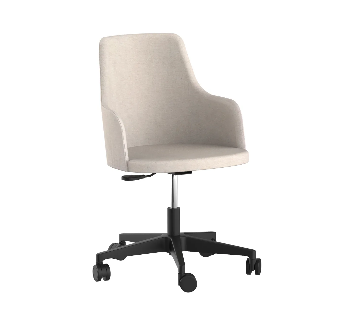 Cadeira Ella C/ Braços Base Nylon